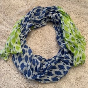 Blue / Green Ikat Scarf